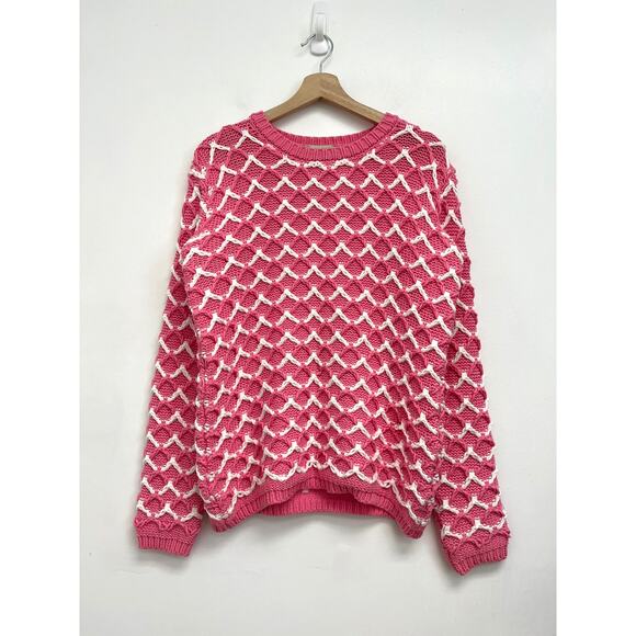 Paul & Joe Sister Bambin Chunky Knit Patterned Crew Neck Sweater - Size 1(Small) - Picture 9 of 9